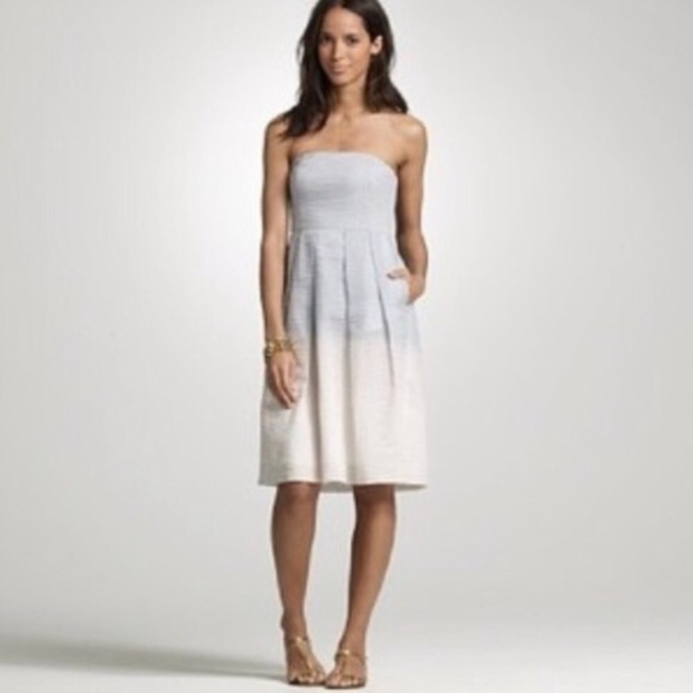 🛑🛑 SOLD🛑🛑 J Crew strapless dress